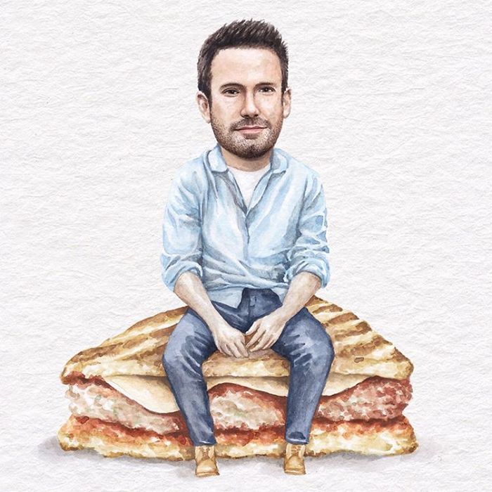 Ben Affleck On A Meatball Parm