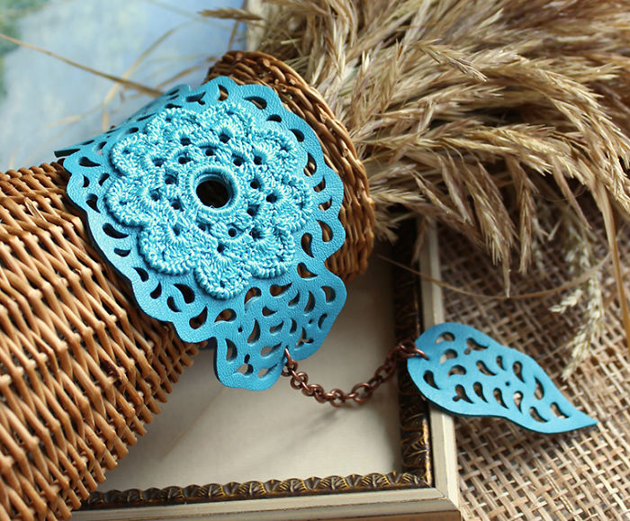 Leather Lace Coming From Russia: Designer Jewellery By Elena Kozhevnikova