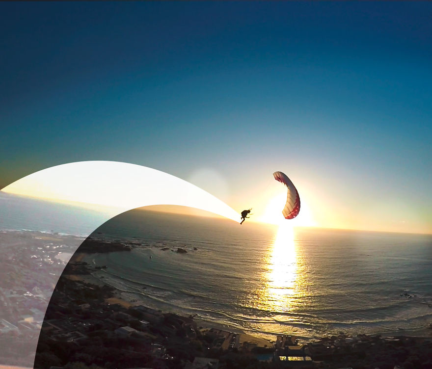 I Imagine The Flight Path Of My Skydiving And Speedflying Buddies