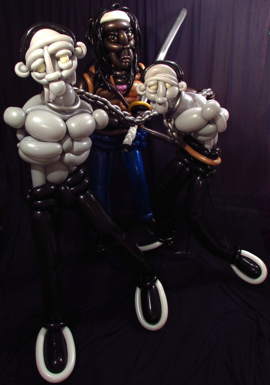 I Once Struggled To Make A Balloon Dog, Now My Walking Dead Balloon Art Is Being Seen By Millions!