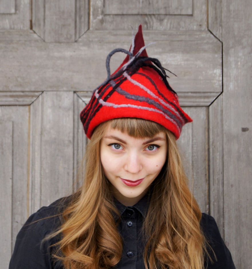 My Mother Is A Mad Hatter And Creates Amazing Wearable Pieces Of Art