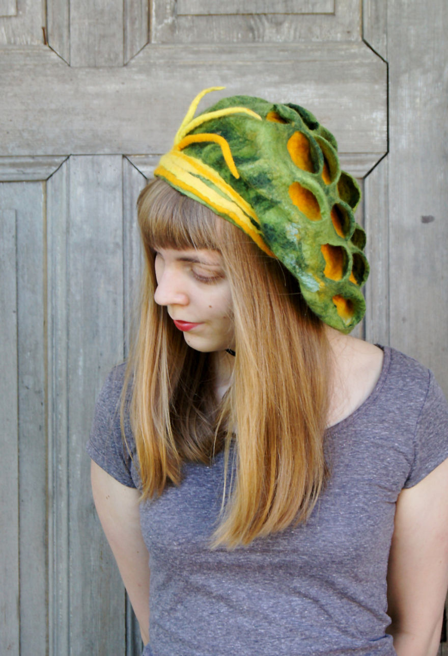 My Mother Is A Mad Hatter And Creates Amazing Wearable Pieces Of Art