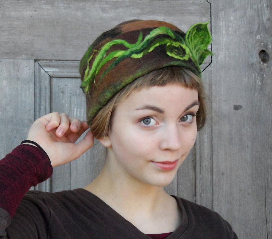 My Mother Is A Mad Hatter And Creates Amazing Wearable Pieces Of Art