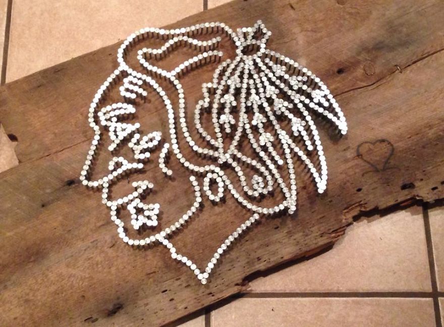 I Create Intricate Artworks Using Nails As A Medium I Create Intricate Artworks Using Nails As A Medium