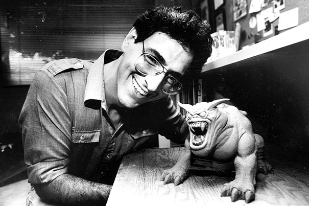 Young Harold Ramis On The Set Of Ghostbusters