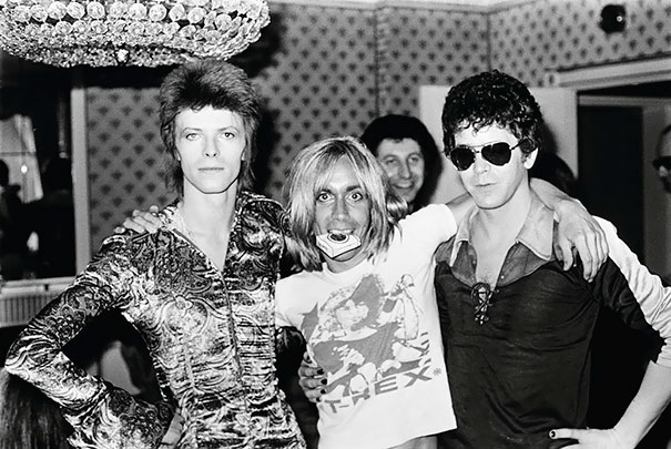 David Bovie, Iggy Pop And Lou Reed, 1972