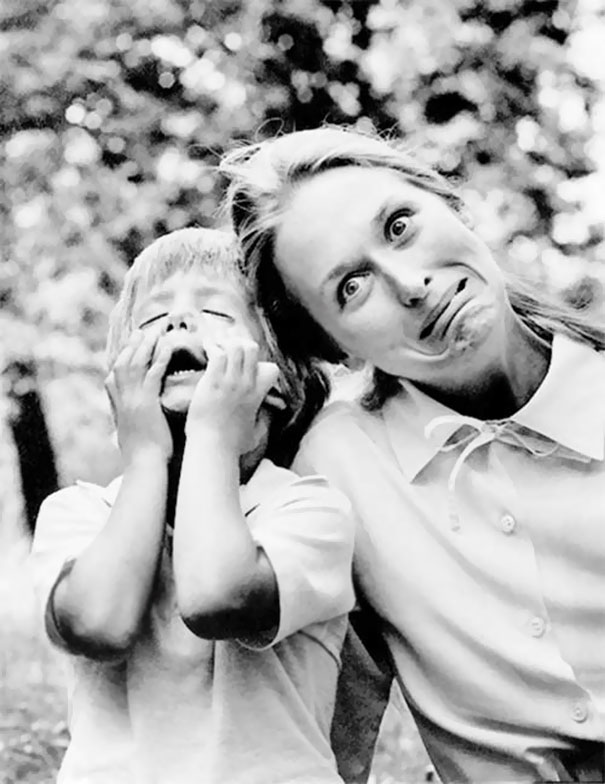 30-Year-Old Meryl Streep And 8-Year-Old Justin Henry On The Set Of Kramer Vs. Kramer, 1979