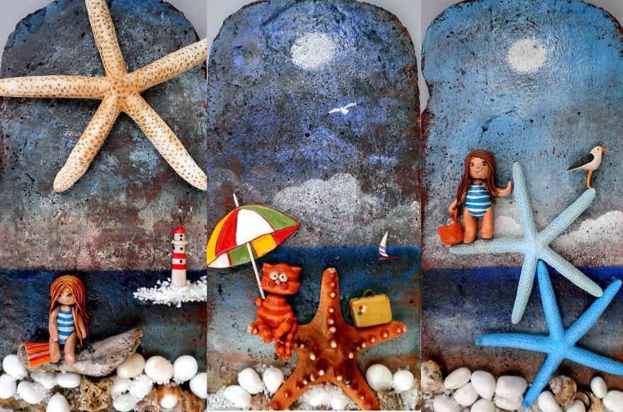 Artist Brings Mesmerizing Dream Scenes To Life Using Pre-Owned, Natural, And Recycled Materials Artist Brings Mesmerizing Dream Scenes To Life Using Pre-Owned, Natural, And Recycled Materials