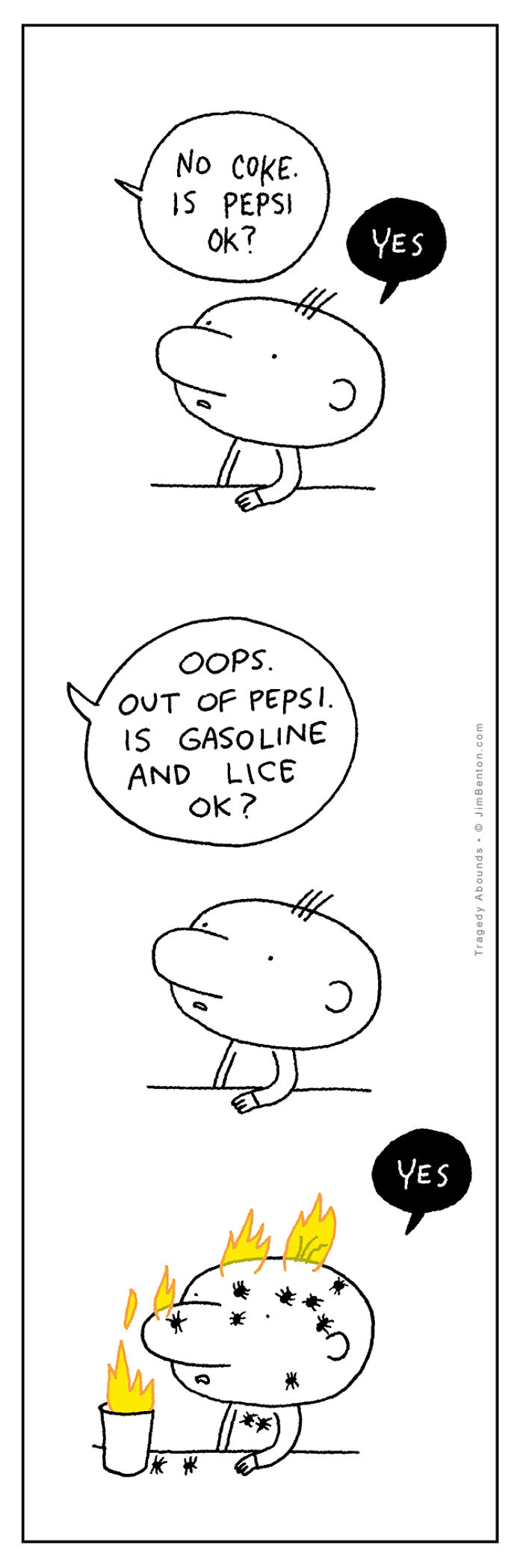 Tragedy Abounds By Jim Benton