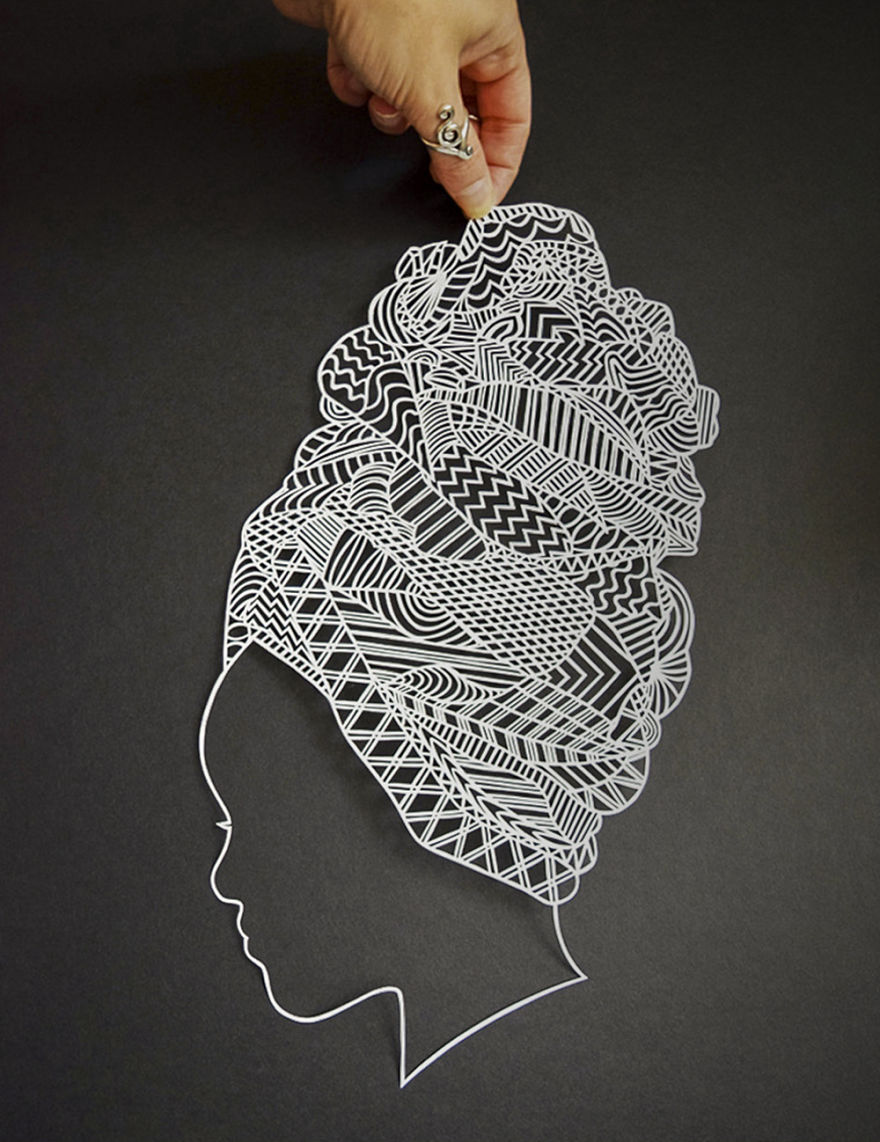 I Hand Cut Delicate Figurative Paper Art I Hand Cut Delicate Figurative Paper Art
