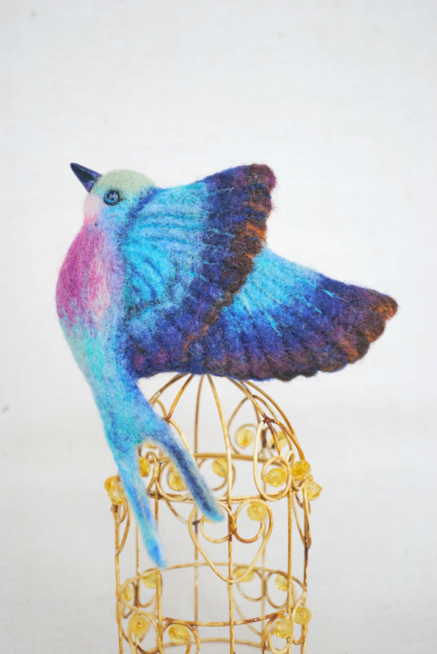 I Create Handmade Fetled Birds