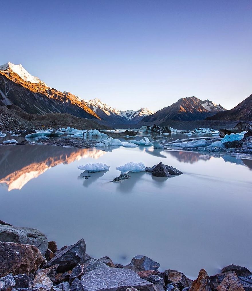 Early Mornings At Mountain Glacial Lakes, And Maybe A Little Warning Sign From The Planet