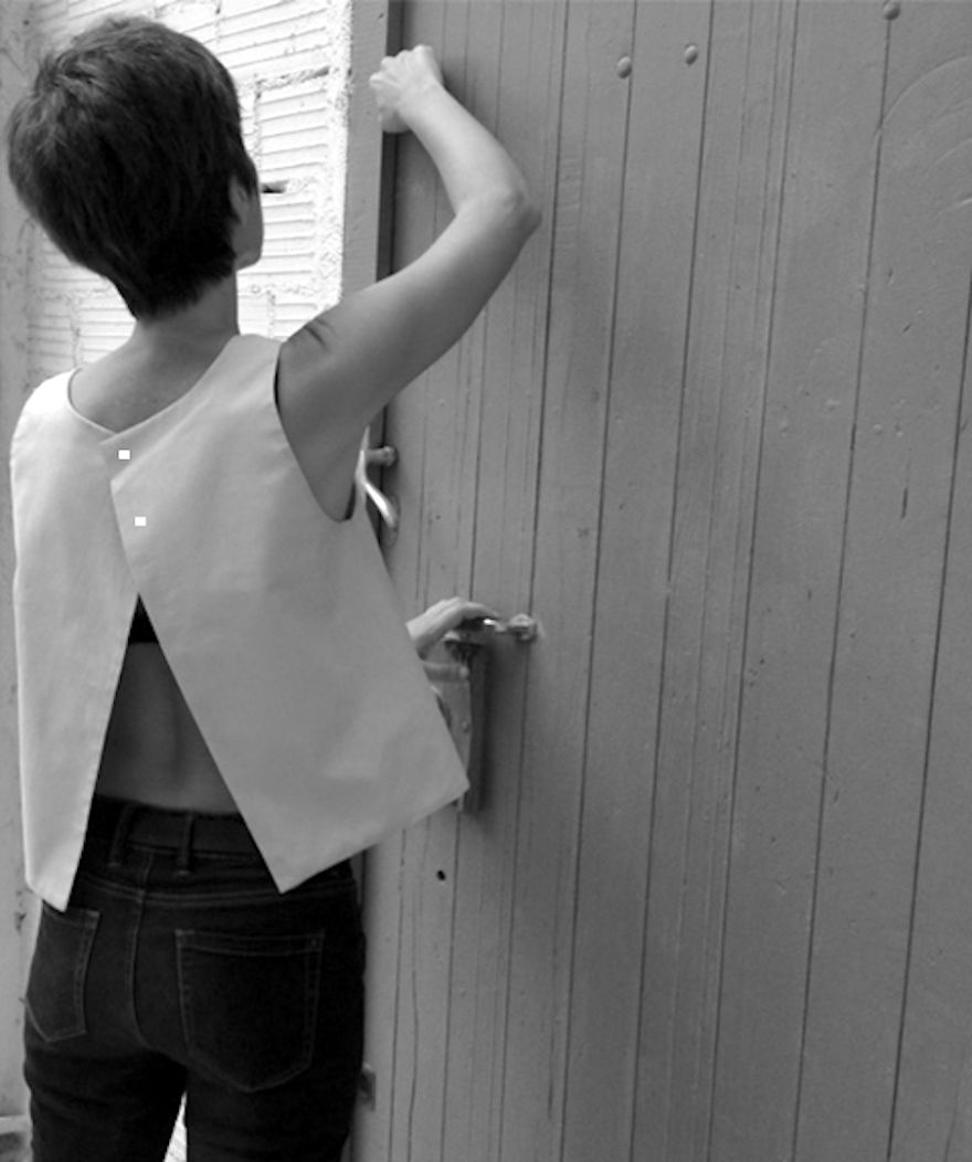 Totoro Open Back Crop Top