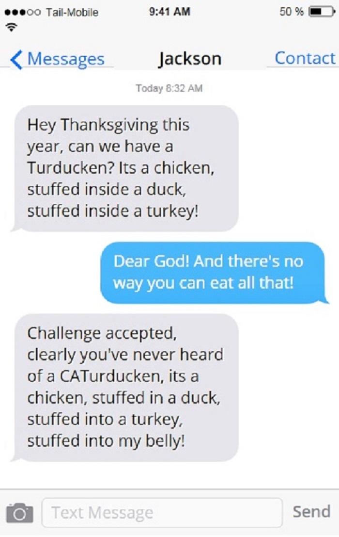 Texts From My Cats - Turducken