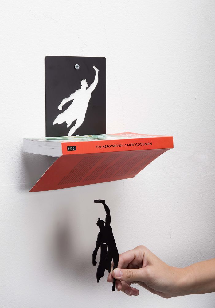 We Create Superhero Bookends That Save Books From Falling Down
