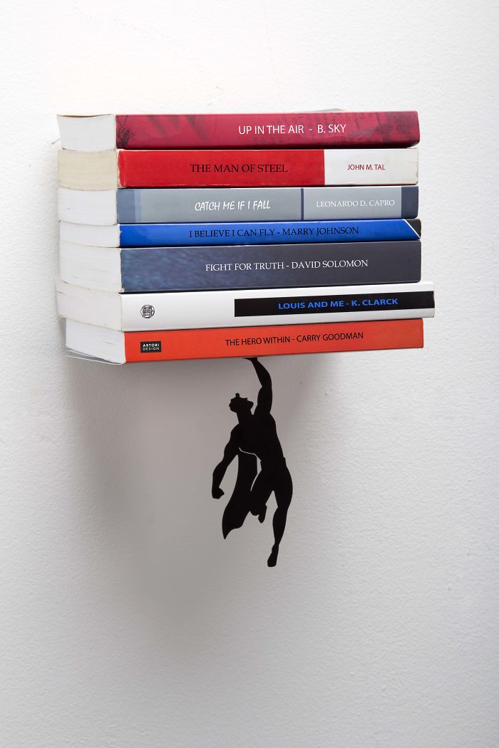 We Create Superhero Bookends That Save Books From Falling Down