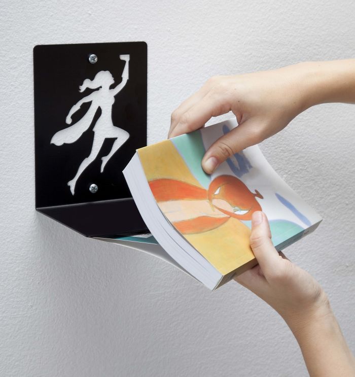 We Create Superhero Bookends That Save Books From Falling Down