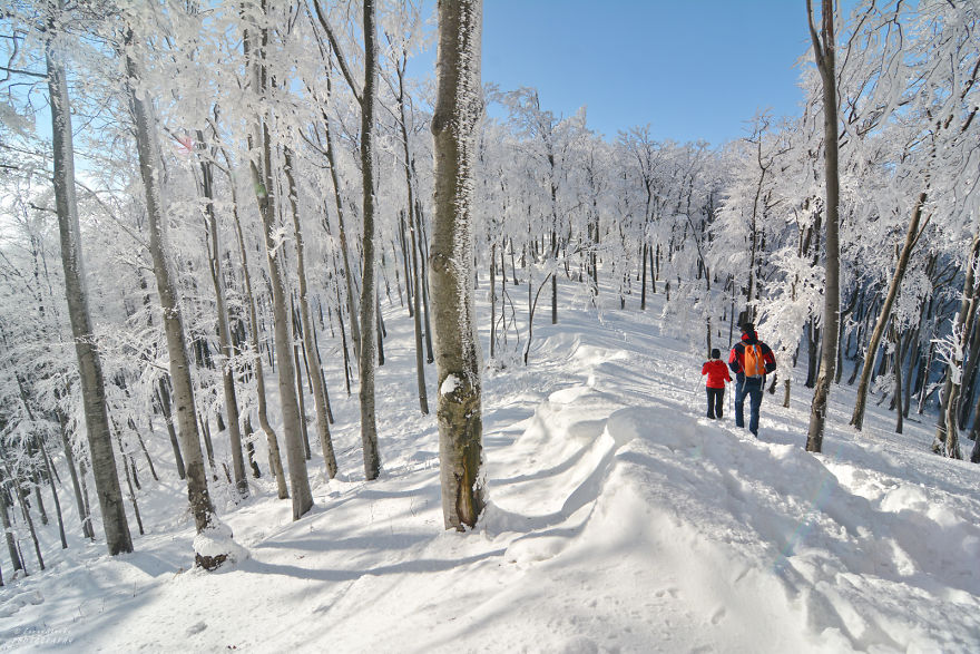 I Went Hiking In The Mountains Of Northern Croatia After Heavy Snowfall