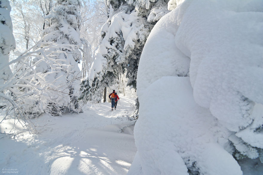 I Went Hiking In The Mountains Of Northern Croatia After Heavy Snowfall