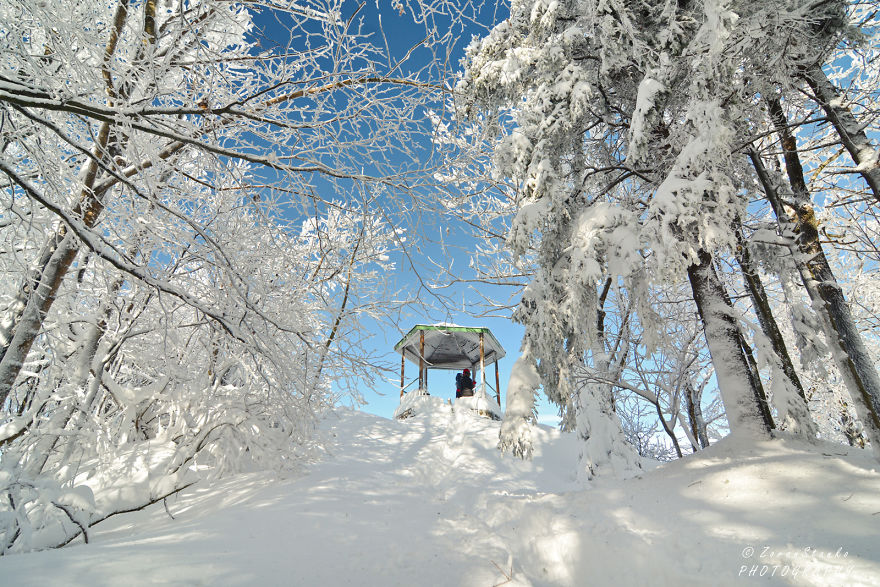 I Went Hiking In The Mountains Of Northern Croatia After Heavy Snowfall
