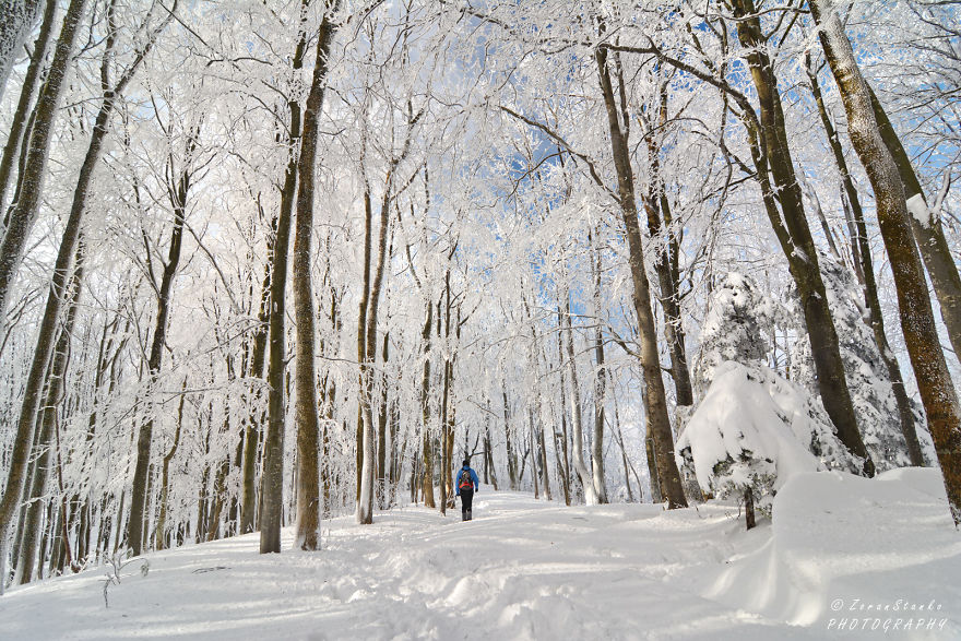 I Went Hiking In The Mountains Of Northern Croatia After Heavy Snowfall