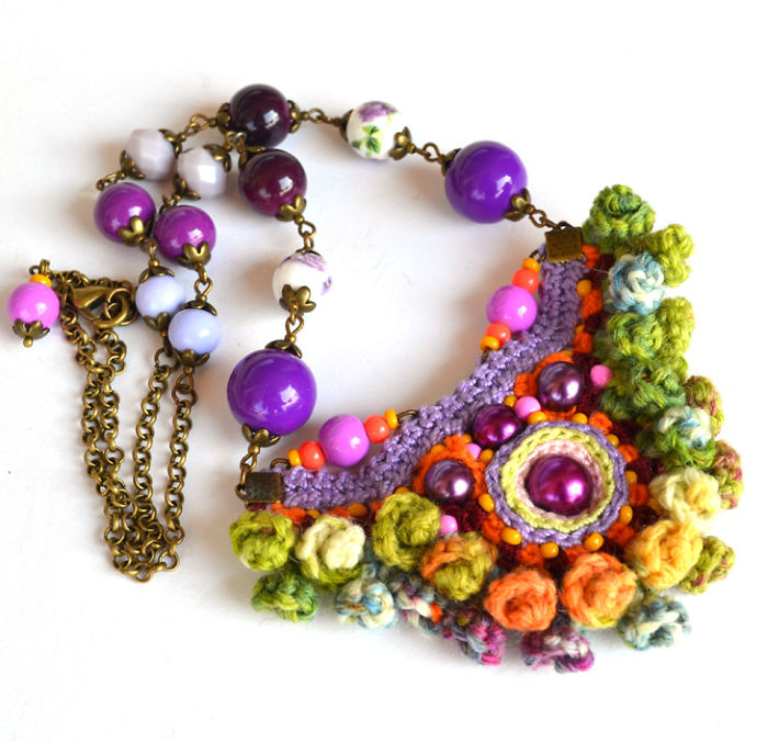 Deep Roots And A Modern Twist: I Create Unique Textile Jewelry Deep Roots And A Modern Twist: I Create Unique Textile Jewelry