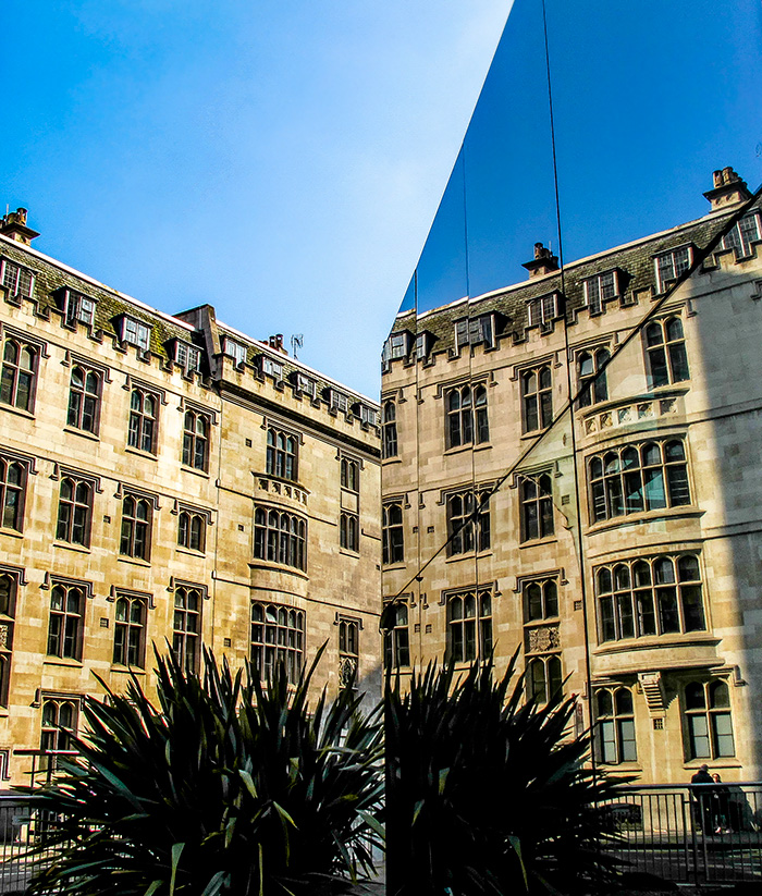 Reflection On A Building