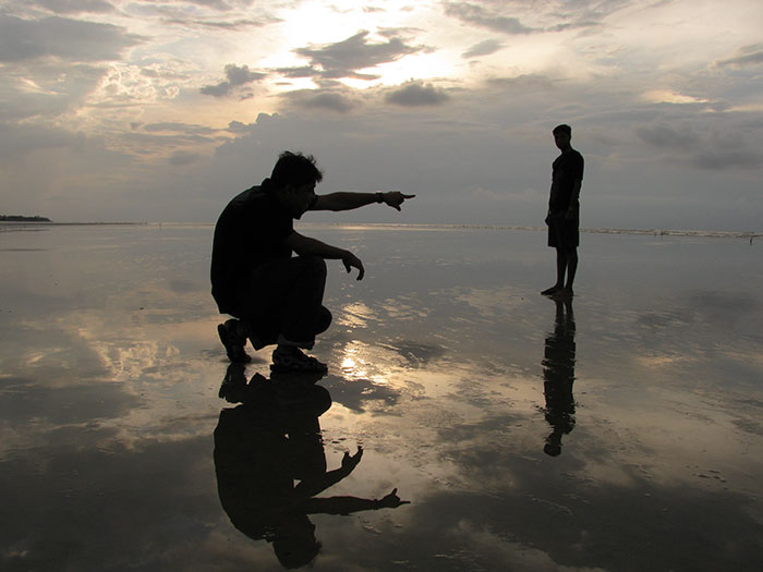 He Is Not Pointing At Him