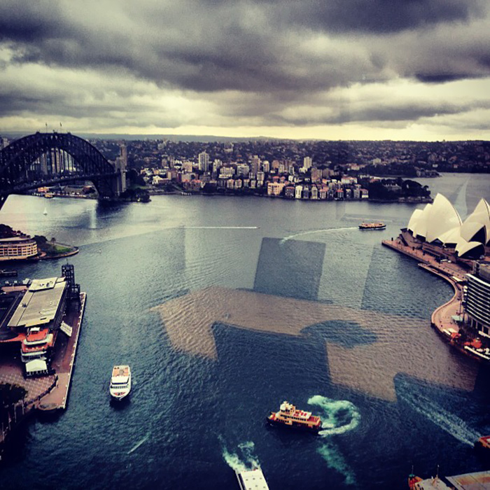 The Reflection Of This Conference Room Table Makes It Look Like There Is A Giant Conference Room Table Underwater
