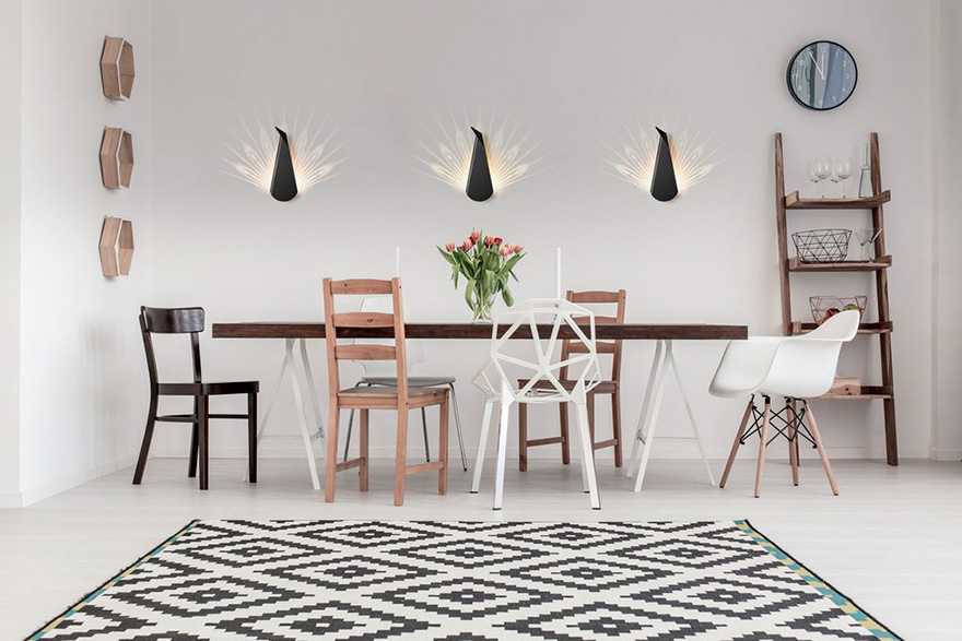 Clever Wall Lamps Turn Into Animals When Switched On Clever Wall Lamps Turn Into Animals When Switched On