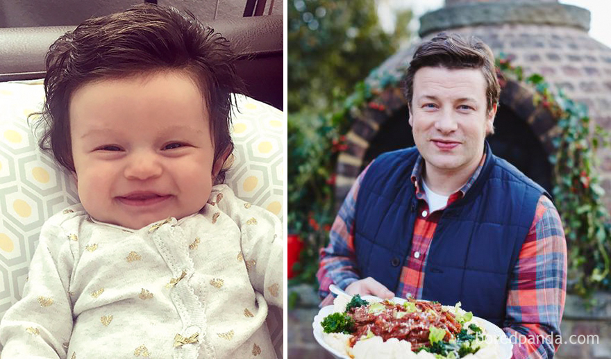 Isabelle Looks Like Tiny Jamie Oliver