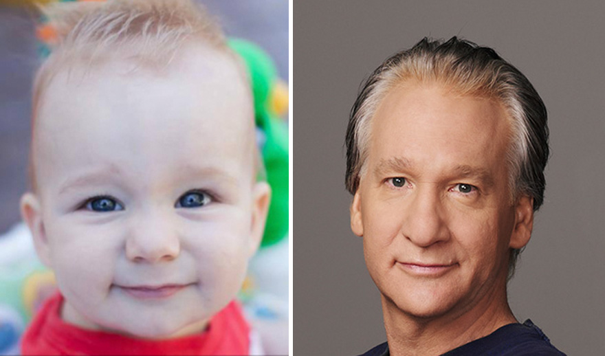 Baby Looks Like Comedian Bill Maher