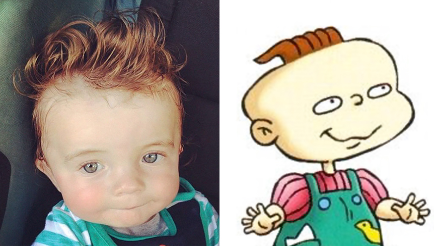 This Baby Looks Like Phil Deville From The Rugrats