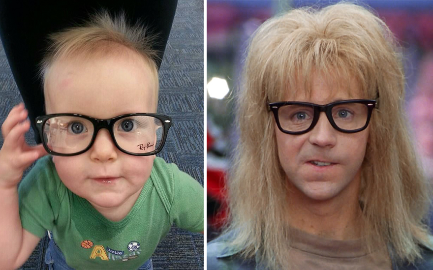 My Friend's Kid Looks Like Garth Algar