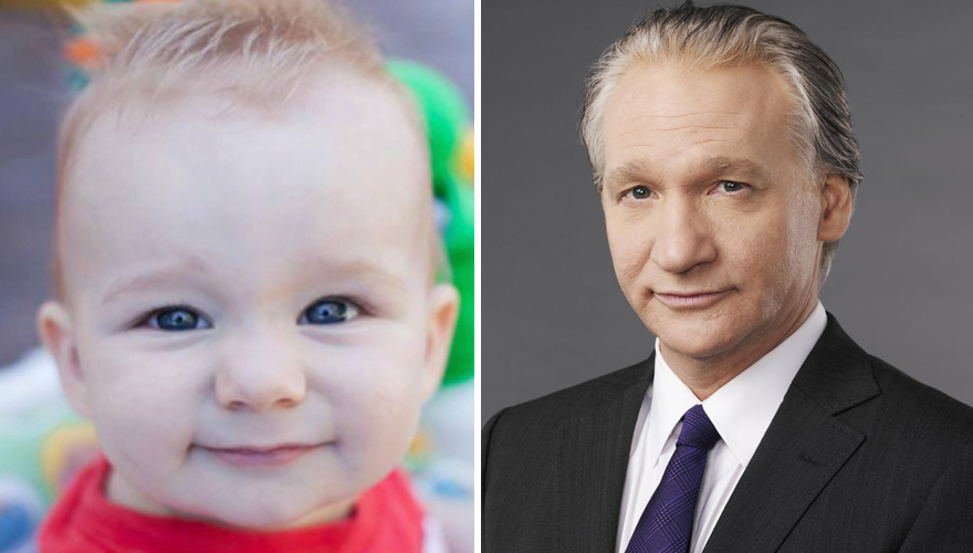 Baby Looks Like Comedian Bill Maher