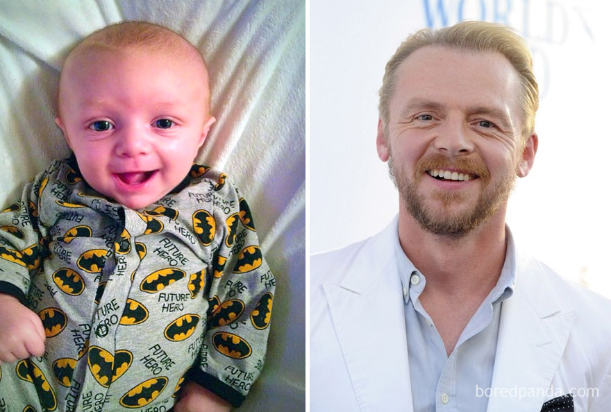 Friend's Baby Looks Like A Mini Simon Pegg
