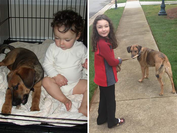 Our Dog Kendall And Daughter Kaelen