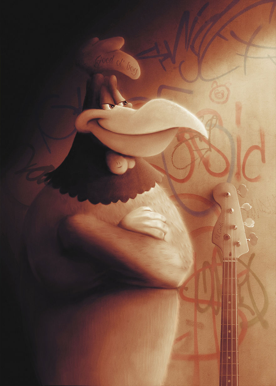 I Created A Fictional Rock Band With The Members From Looney Tunes