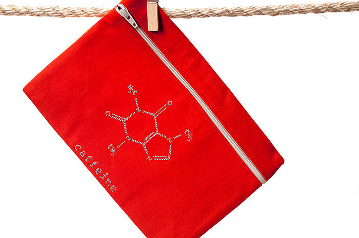 Caffeine Molecule Pencil Case