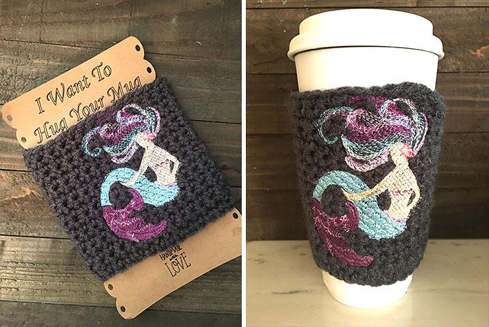 Mermaid Coffee Cozy