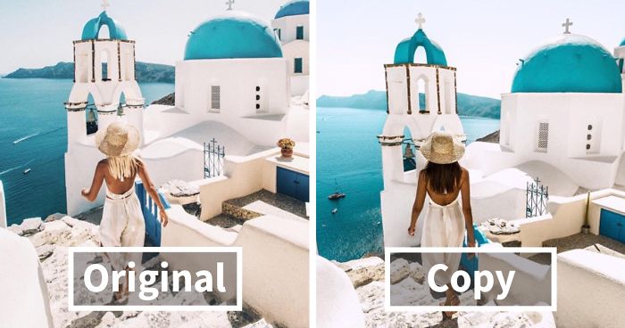Couple Freaks Out After Realizing Someone Follows Them Around The World Just To Copy Their Travel Photos