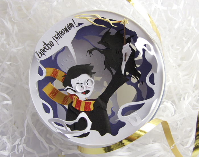 I Made A Series Of Paper Cut Christmas Decorations Inspired By Harry Potter