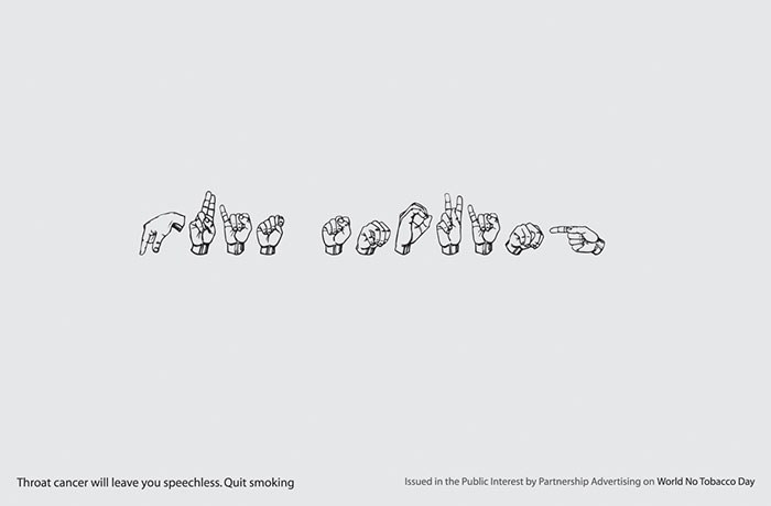 Throat Cancer Will Leave You Speechless. Quit Smoking