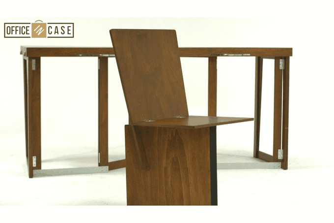 Office In Case: We Created A Table And Chair Just In Case You Need It