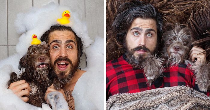 Man Dresses Puppy ‘Son’ in Matching Outfits, And Now It’s Hard To Say Who Is Who