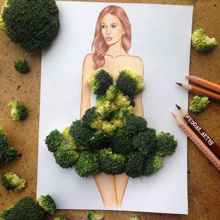 Armenian Fashion Illustrator Creates Stunning Dresses From Everyday Objects (10+ Pics)