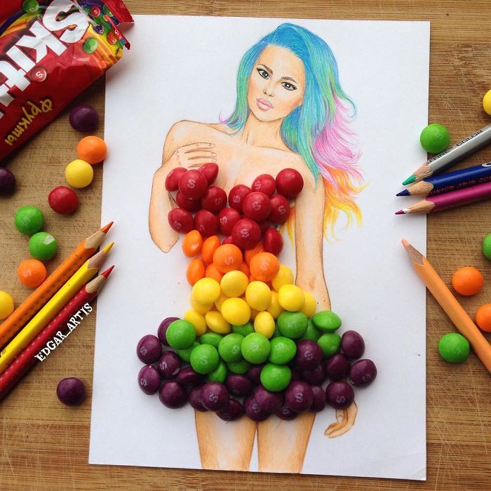 Armenian Fashion Illustrator Creates Stunning Dresses From Everyday Objects (10+ Pics)