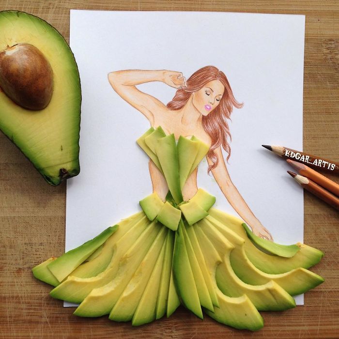 Armenian Fashion Illustrator Creates Stunning Dresses From Everyday Objects (10+ Pics)