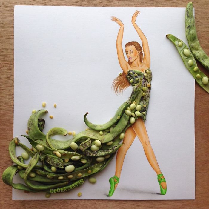 Armenian Fashion Illustrator Creates Stunning Dresses From Everyday Objects (10+ Pics)