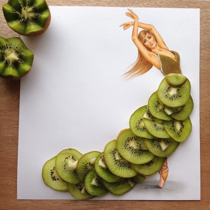 Armenian Fashion Illustrator Creates Stunning Dresses From Everyday Objects (10+ Pics)